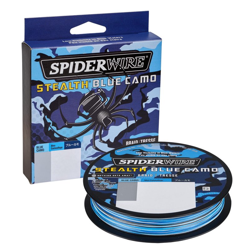 SPIDERWIRE Stealth Blue Camo Braid