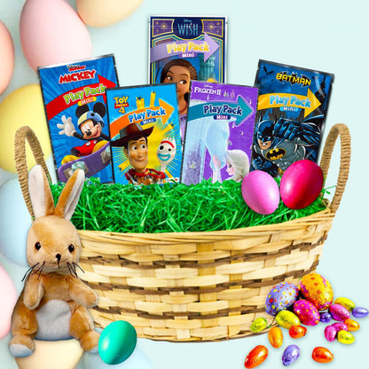 Beach Kids Disney Mickey Mouse Birthday Party Favors Set - Bundle with 24 Mickey Play Packs | Mini Coloring Books, Stickers, and More for Goodie Bags