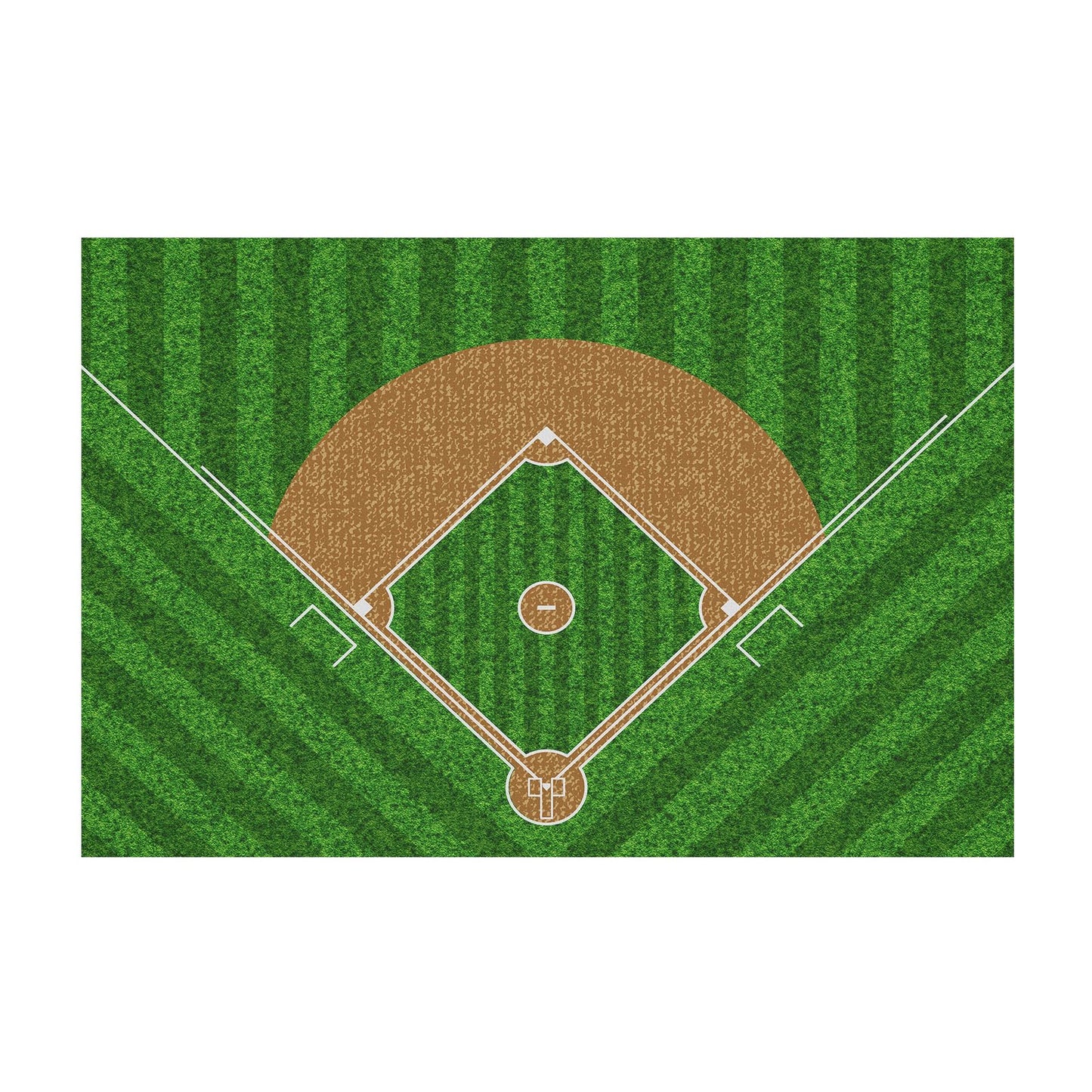 Osimiccp Baseball Rug for Bedroom 3'x5' Non Slip Sports Rug for Living Room Baseball Room Decor