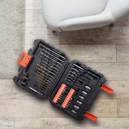 BLACK+DECKER 50 Pc. Mixed Drill and Screwdriver Bit Set, A7188-XJ