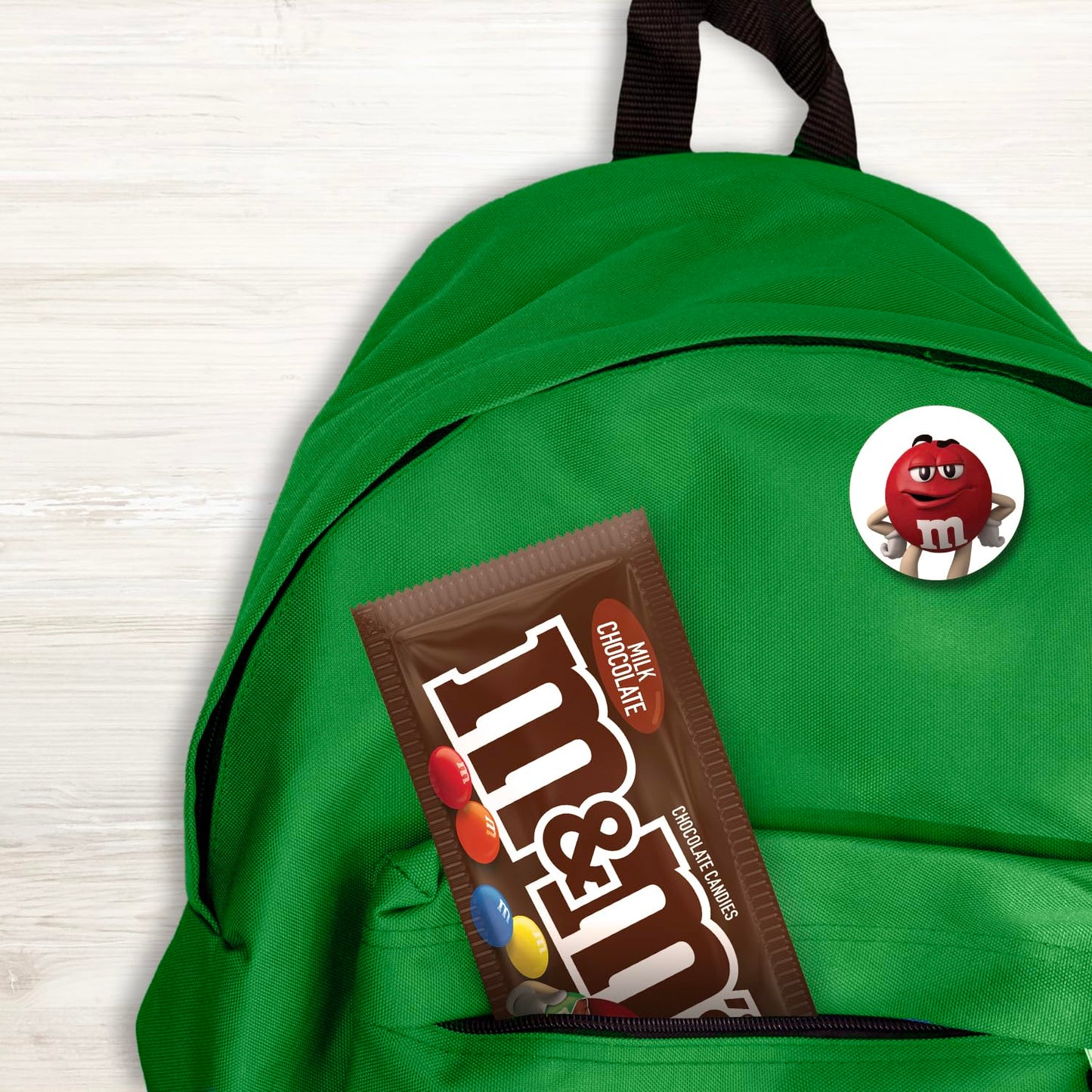 M&M'S Milk Chocolate Candy, Full Size 1.69 oz Bag, Pack of 36 Bulk Candy Chocolate
