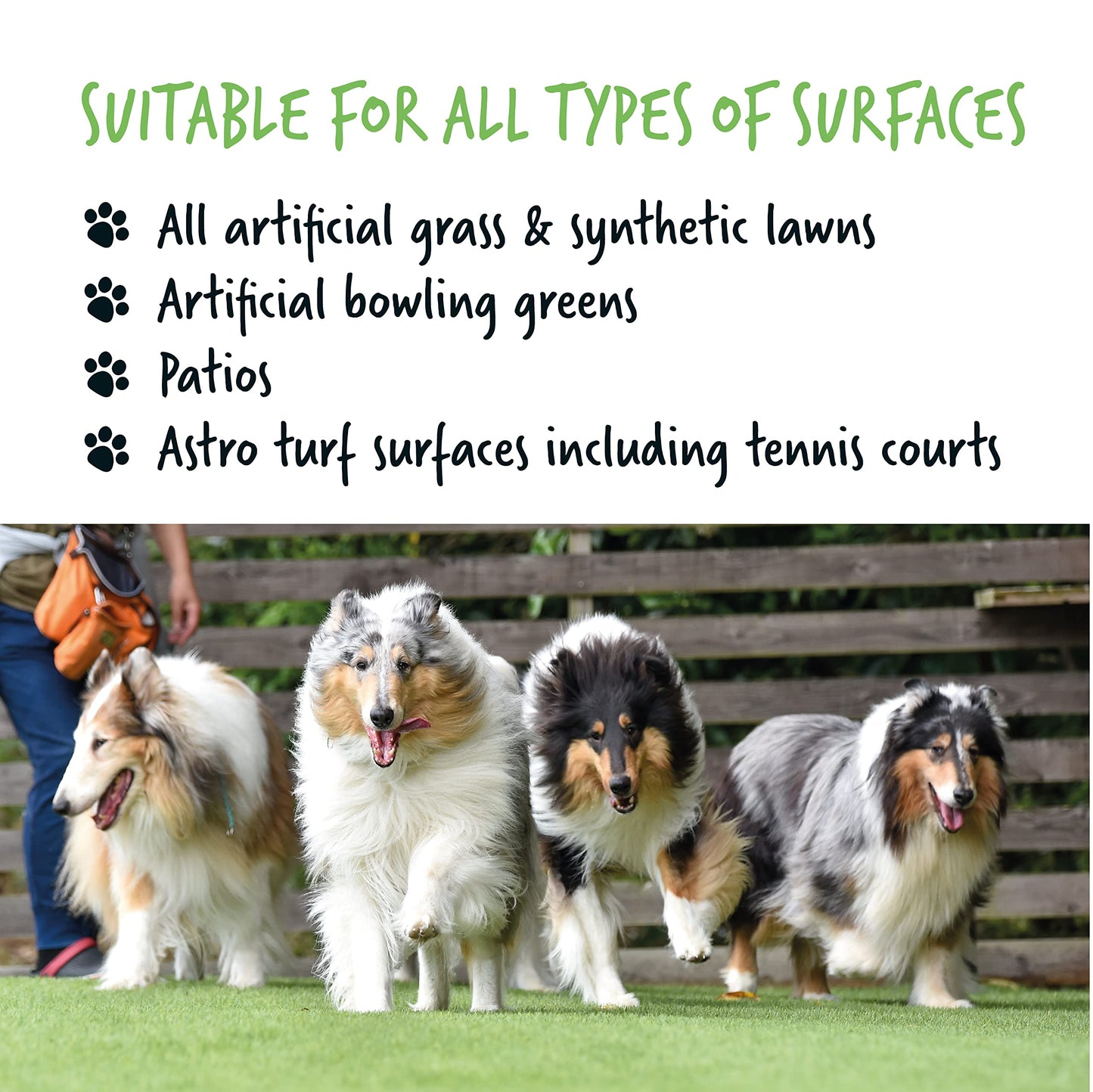 BUGALUGS Artificial Grass Cleaner - Dog Safe, Pet Disinfectant & Lawn Deodoriser - Puppy Urine Cleaner & Odour Eliminator - 1L Super Concentrate - Made in UK Cruelty Free (Fresh Cut Grass 1L)