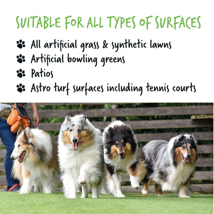 BUGALUGS Artificial Grass Cleaner - Dog Safe, Pet Disinfectant & Lawn Deodoriser - Puppy Urine Cleaner & Odour Eliminator - 1L Super Concentrate - Made in UK Cruelty Free (Fresh Cut Grass 1L)