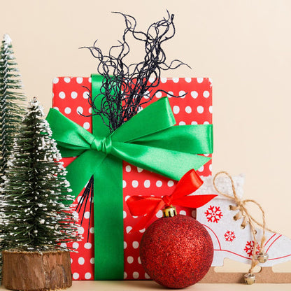 Watayo 50 Pcs Halloween Artificial Curly Willow Branches, Large 20" Fake Glitter Curly Twig Stems Ornaments, Faux Halloween Glitter Sticks Branches Picks for Wreath Vase Home Christmas Decor