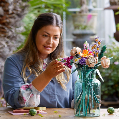 LEGO Botanicals Flower Bouquet Building Set - Artificial Flowers for Decoration for Home and Display, Ages 18+ - for Table, Desk, Office - Gift for Birthdays - 10280