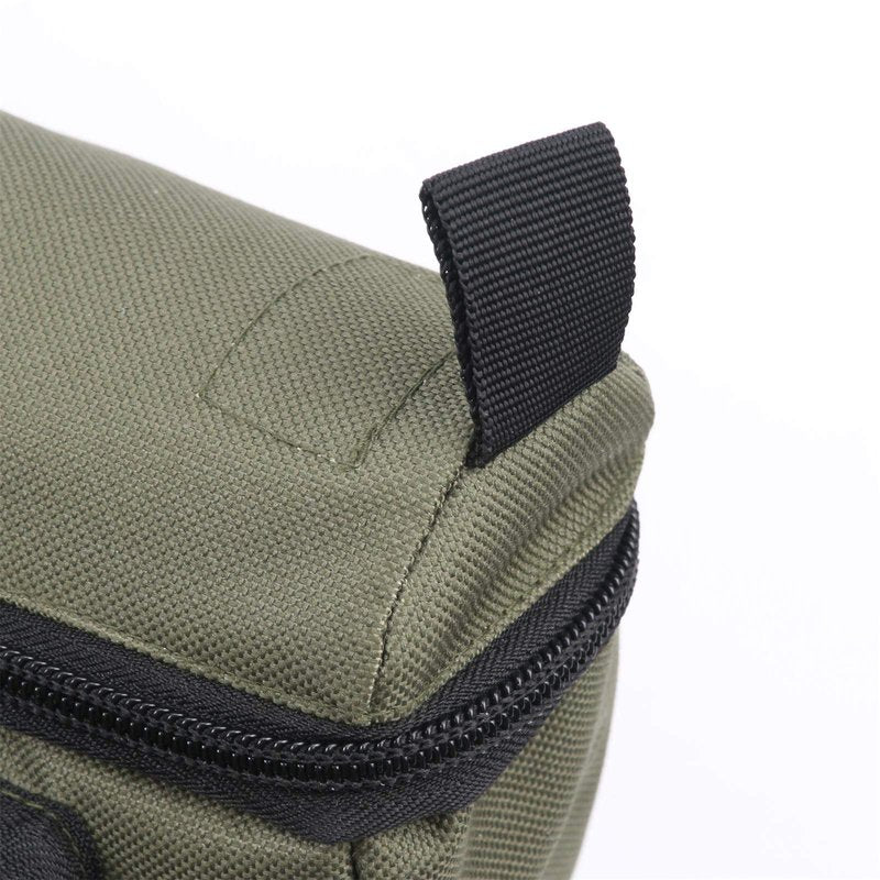 M MAXIMUMCATCH Maxcatch Fly Fishing Rod Case with Reel Pouch, Complete Protection Bag for 9FT 2/4 Piece Rods (Green, For 7.5' 4sec Fly Rod Length: 25.9'')