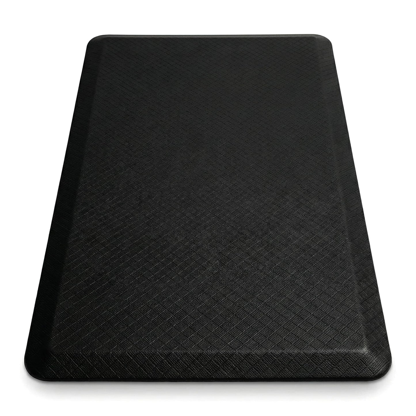 Anti Fatigue Floor Mat - 3/4 Inch Thick Kitchen Rug for Floor, Standing Desk Mat - Comfort at Home, Office, Garage - Non Slip Bottom, Durable and Stain Resistant (Black, 20" x 32")