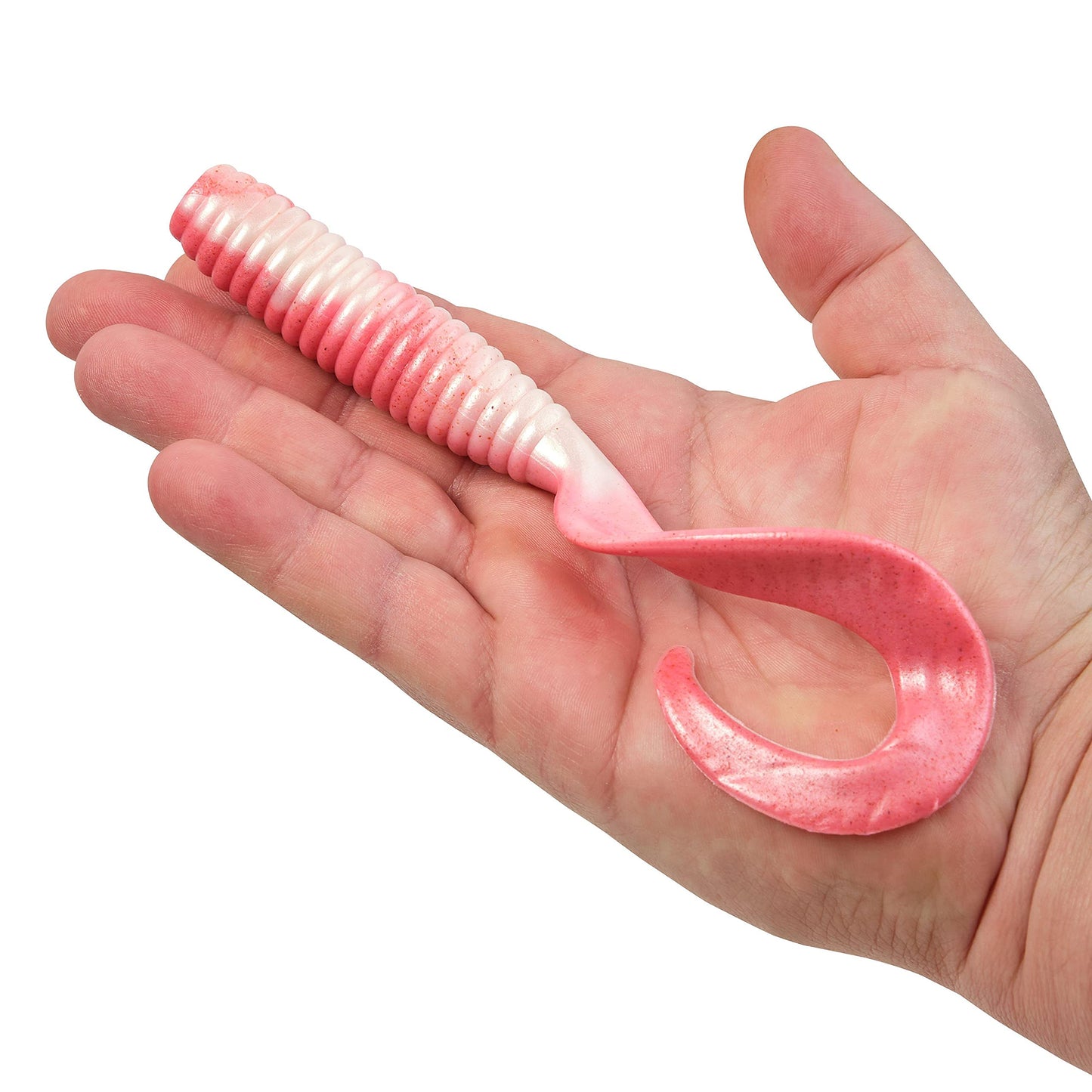 Berkley Gulp! Grub Fishing Soft Bait, Pink Shine, 8- Inch