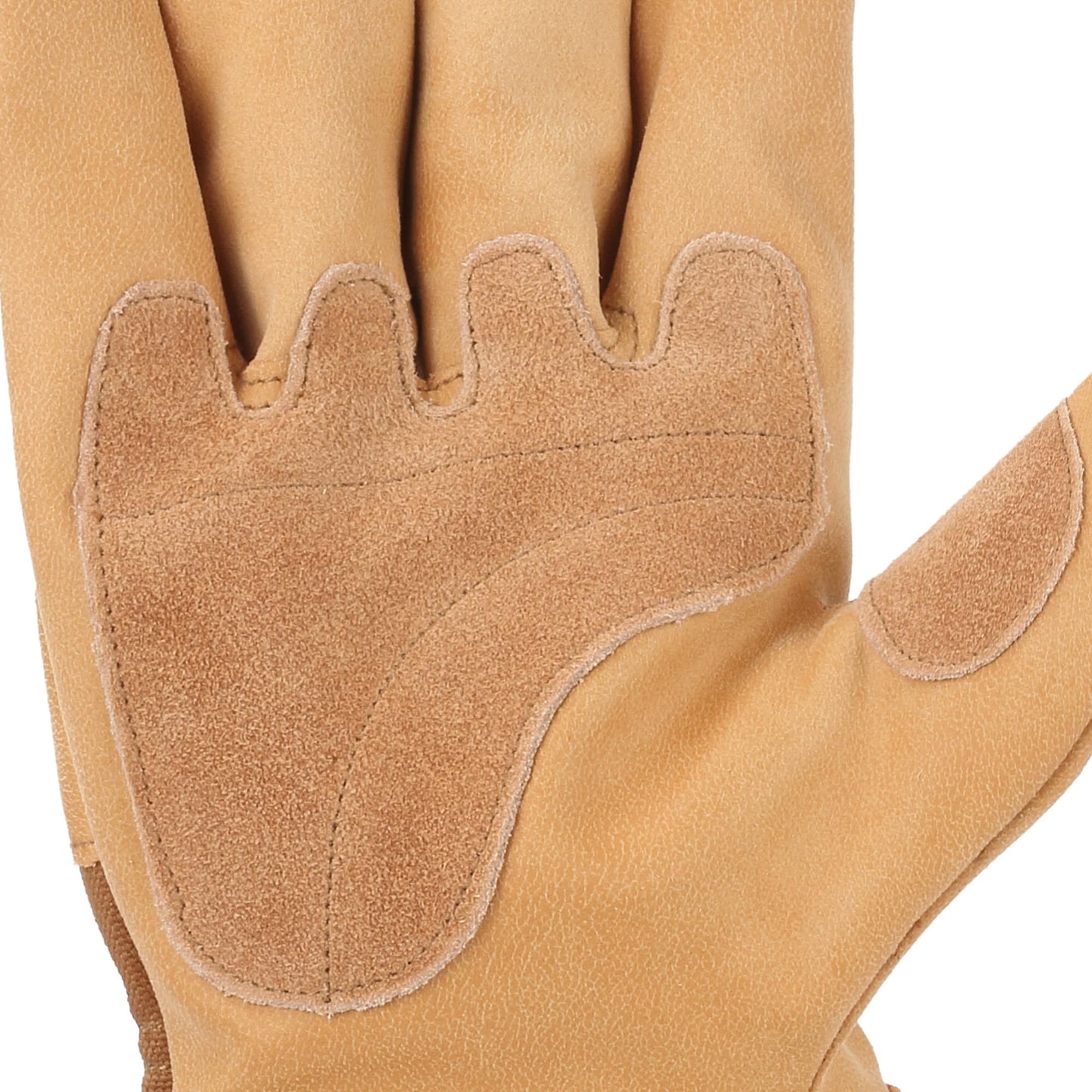 Carhartt Men's Grain Leather Work Glove with Safety Cuff Cold Weather, Brown, XXL