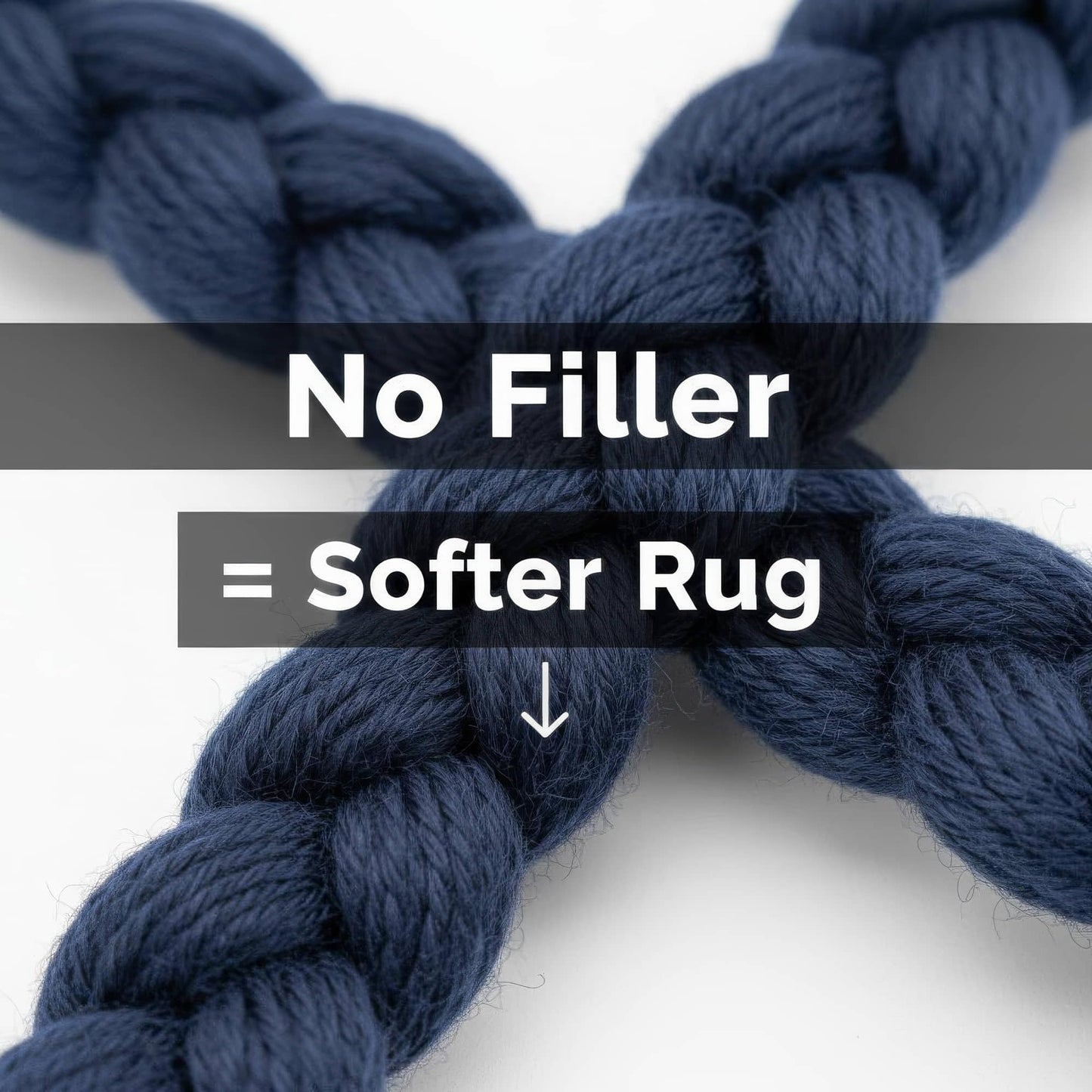 Kitchen Braided Rug - Navy Blue Braided Rugs for Entryway - Reversible Indoor/Outdoor Primitive Rug - Easy Clean Bathroom Mat - Oval 2' X 3'