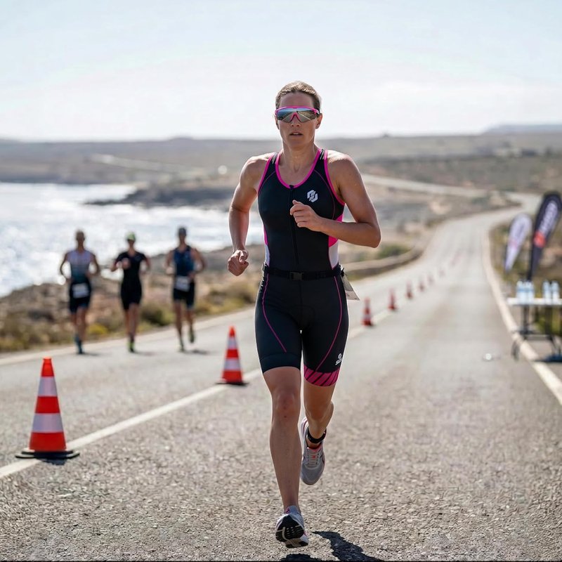Triathlon Suits for Women - One Piece Pro Trisuit with Premium Fabric | No Shelf Bra, Comfortable Fit