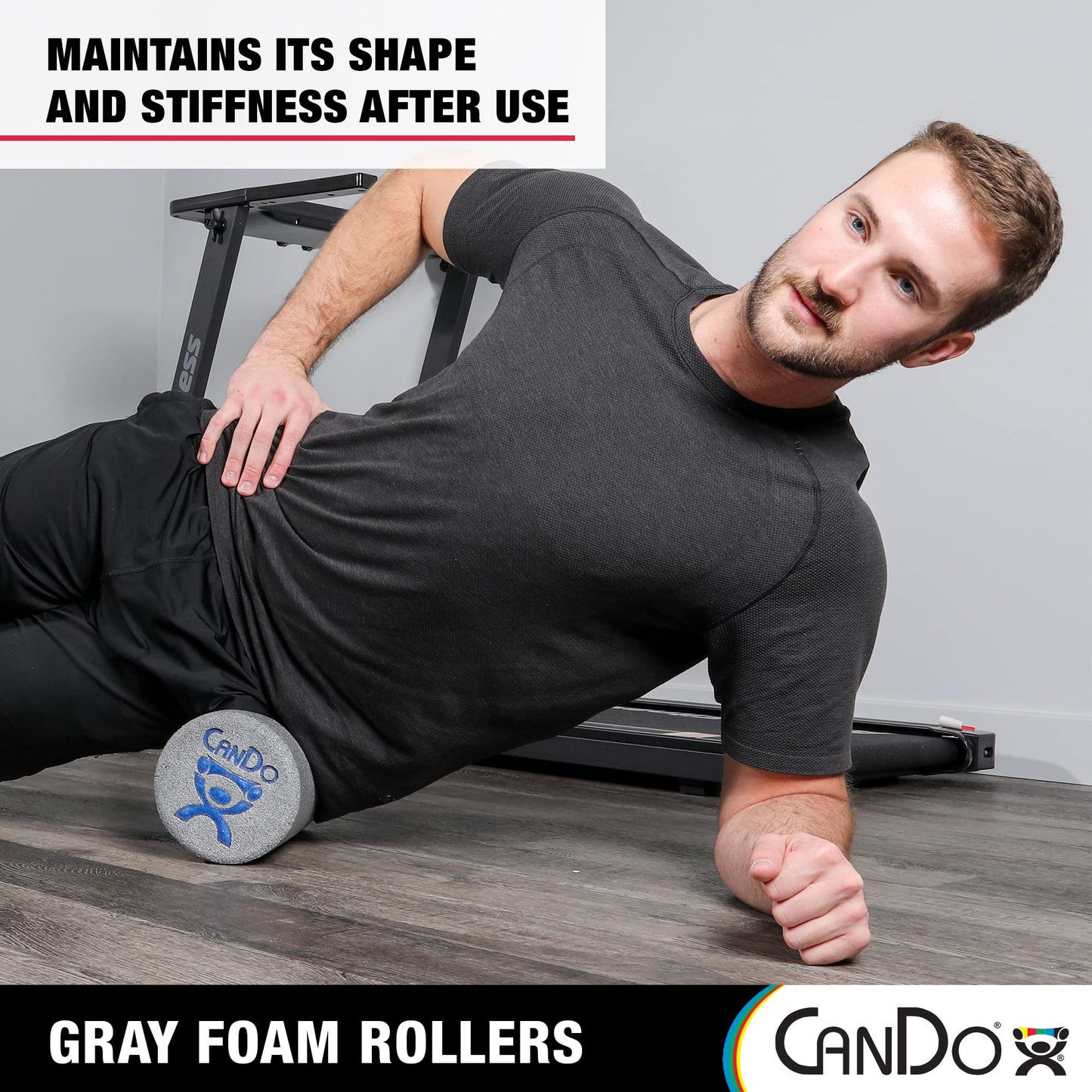 CanDo-30-2500 Plus Foam Roller, 6" X 36", Round