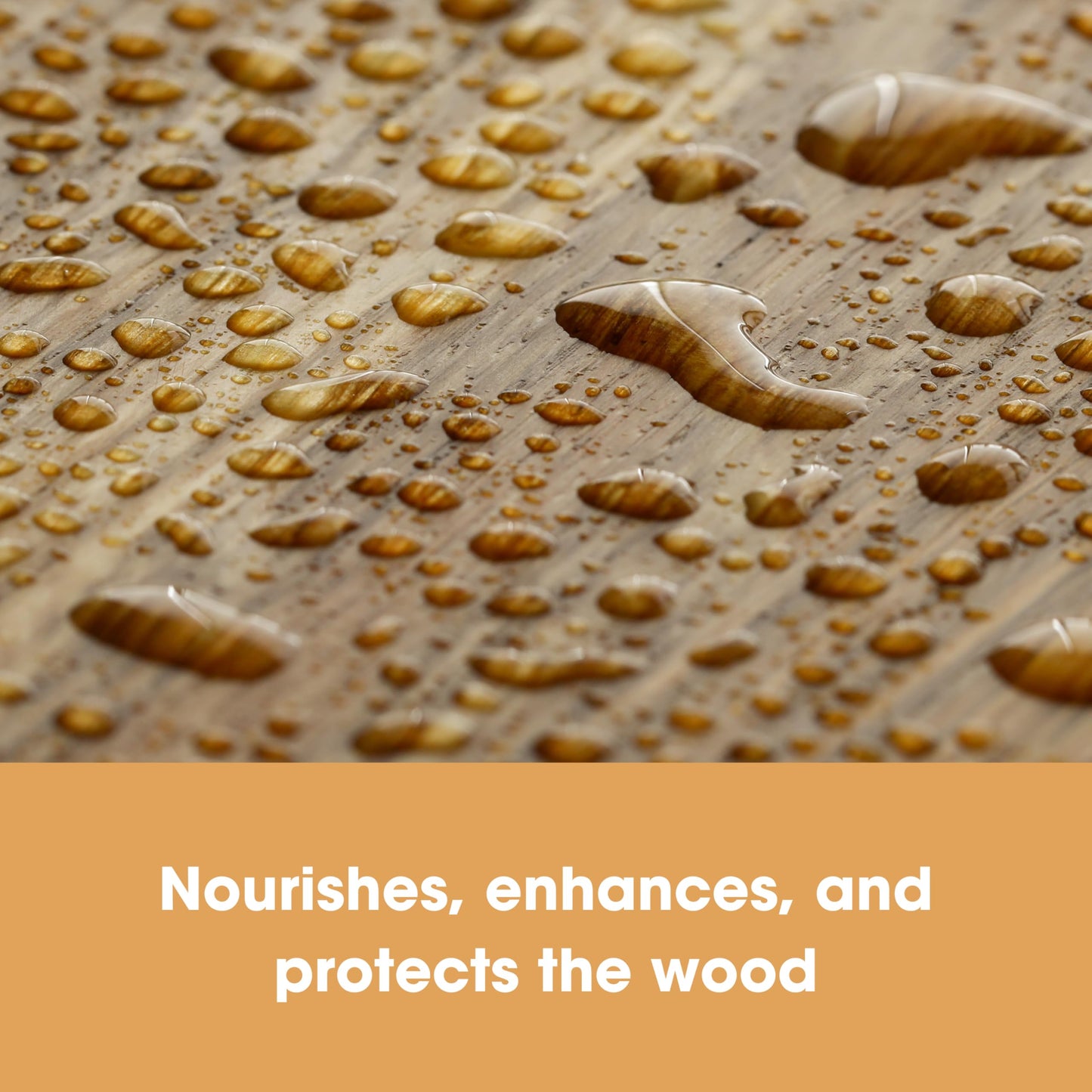 Furniture Clinic Natural Wood Wax & Polish - Beeswax Polish for Wood With Added Orange Oil & Carnauba Wax - Clear Finish for Finished & Unfinished Wood - Polish For Furniture & More - 250ml