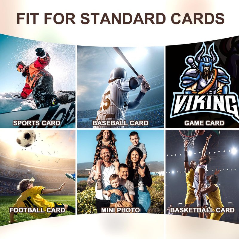2000 Counts Card Sleeves Top Loaders for Trading Cards, Penny Soft Sleeves Baseball Card Sleeve Protectors Fit for Sports,Football,Game Cards