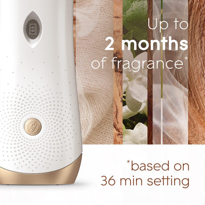Glade Automatic Air Freshener Refills, Room Spray & Odour Eliminator, Sandalwood & Jasmine, Pack of 4 (4 x 269 ml)