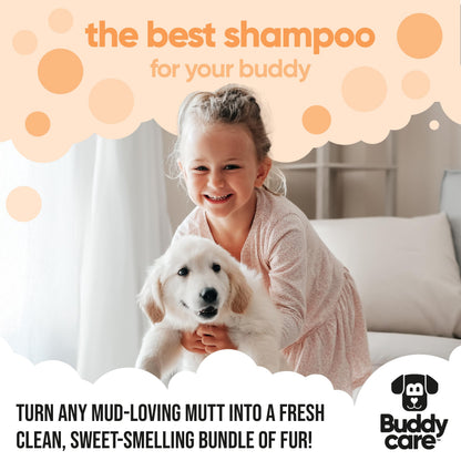 Flea & Tick Dog Shampoo by Buddycare (500ml) Effective Flea Shampoo for Dogs to Help Eliminate Fleas & Ticks Itchy & Sensitive Skin Relief Flea Treatment for Dogs Cleans & Soothes Skin
