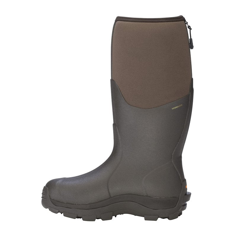 Dryshod Men's Overland Premium Outdoor Sport Hi Boot | Rubber | Waterproof | Brown |Size 10
