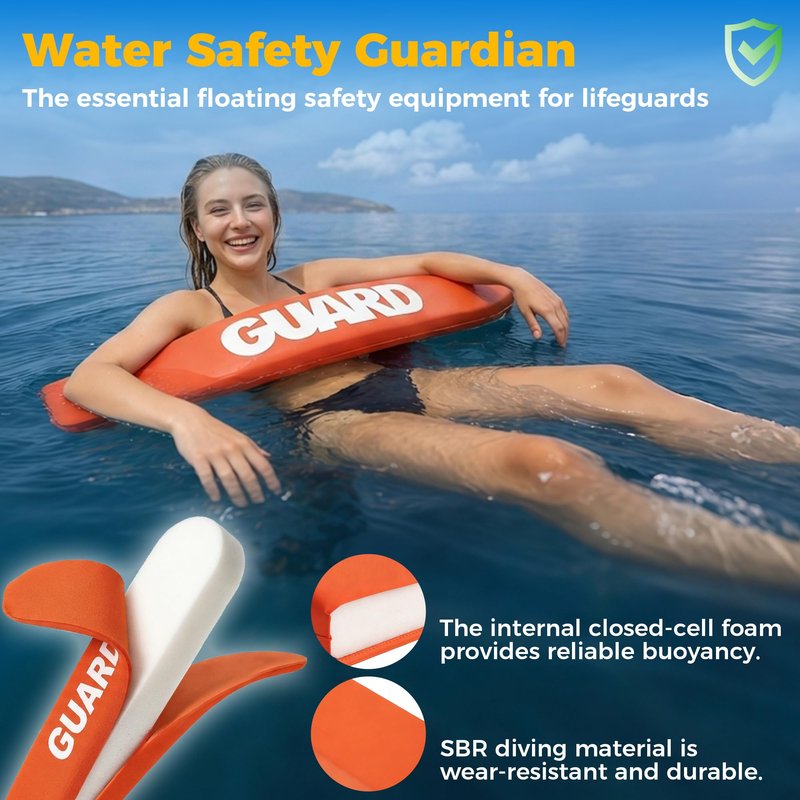 Chonway 2PCS Lifeguard Rescue Tube, 40in Adjustable Life Guard Throwable Flotation Device for Pool Safety, Life Guard Equipment for Home and Commercial Use