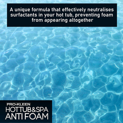 Pro-Kleen MY1446 Tub & Spa Anti Foam for All Hot Tubs & Spas-Easy to Use 5L, Clear (5 Litres)