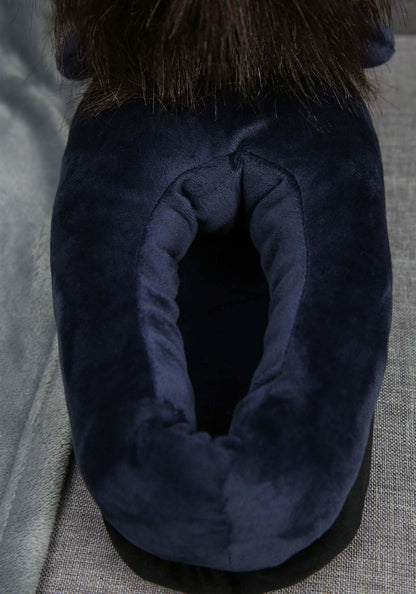 FUN.COM Michael Myers Halloween Slippers for Adults, Officially Licensed Halloween Movie Horror Slippers X-Small, Black, X-Small