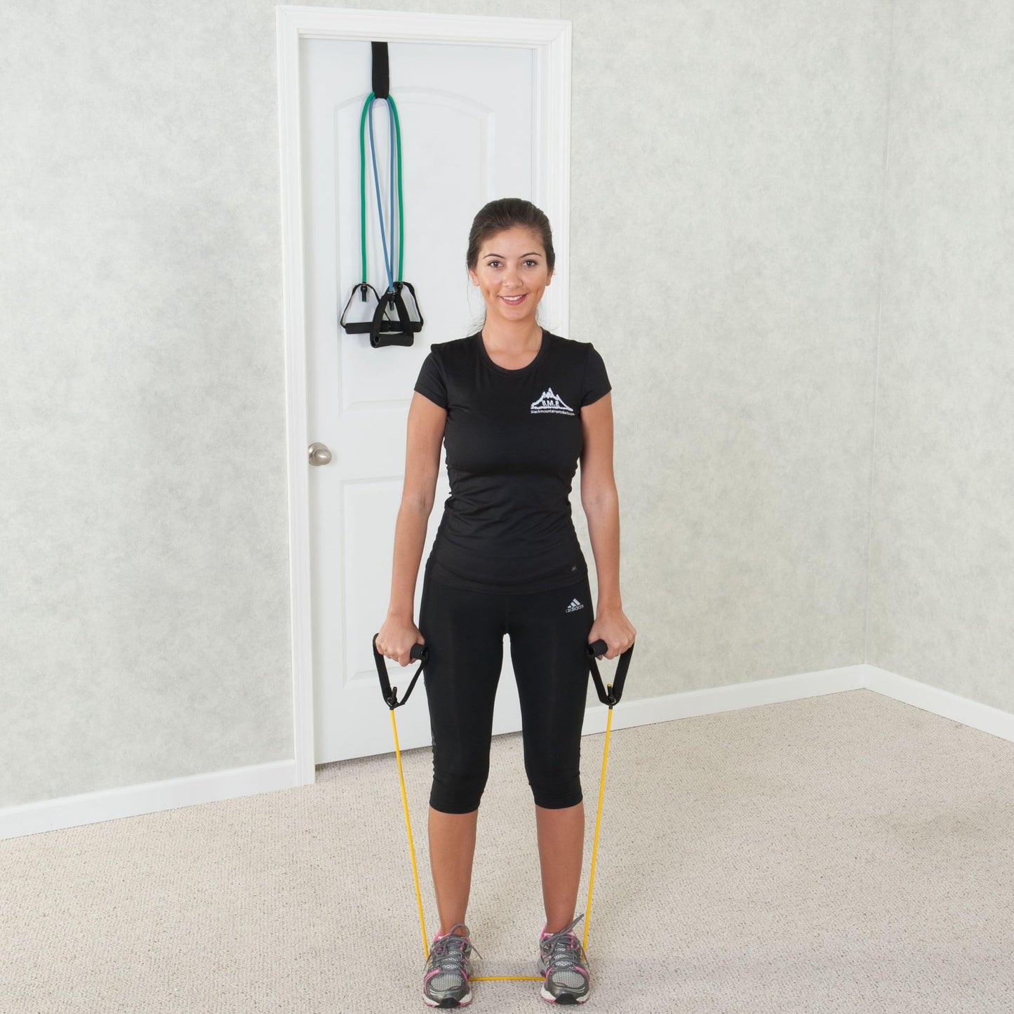 Black Mountain Products Single Resistance Band - Door Anchor and Starter Guide Included