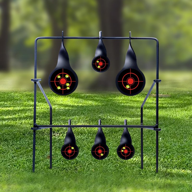 NYEONHRT 6" Shooting Targets Splatter Target Stickers, 100 Pcs Self Adhesive Paper Targets for Shooting Range with Fluorescent Yellow Impact Feedback for Gun Airsoft Rifle Shooting Accessories