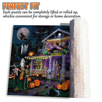 Halloween Puzzles 1000 Pieces for Adults - 27.5" x 20" (Halloween Haunted House)