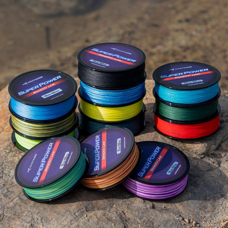 KastKing Superpower Braided Fishing Line, Red, 8LB, 150 Yds