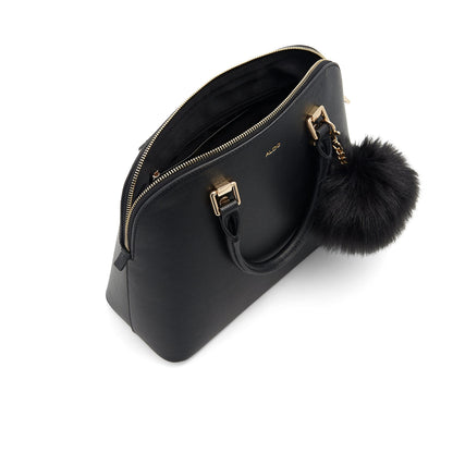 Aldo Women's ALDO Women s Galilini Dome Satchel Handbag, Black, One Size UK