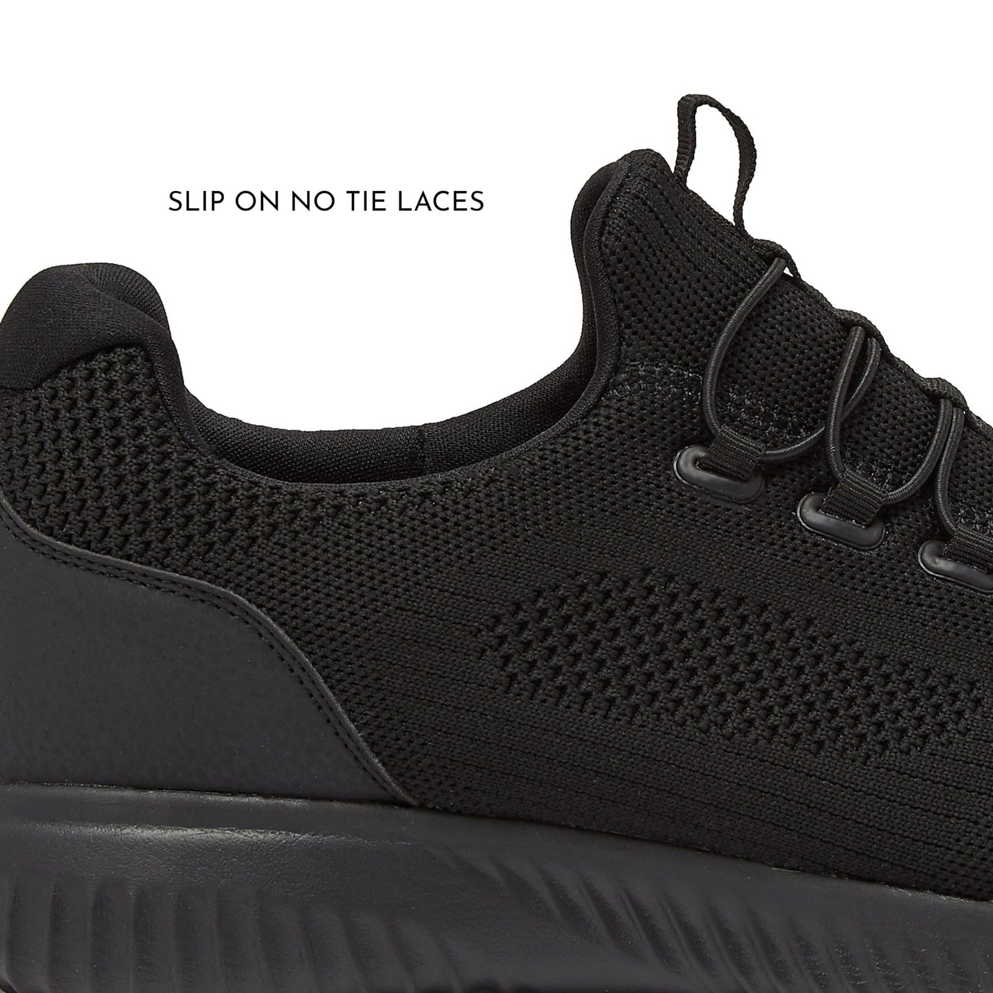 Avia Air Slip On Shoes for Women - Casual Comfortable Athletic Tennis Walking Sneakers for Women with Memory Foam - Black/Black, 9 Wide