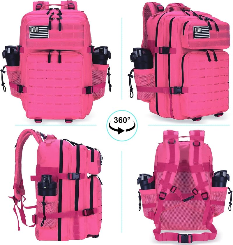 Military Tactical Backpack - 45L/25L Molle Assault Pack for Hiking | Unisex Daypack