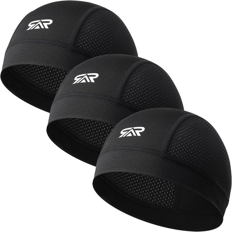 Breathable Mesh Skull Cap - Lightweight Quick-Dry Sports Helmet Liner | Cooling Cycling Beanies for Men & Women