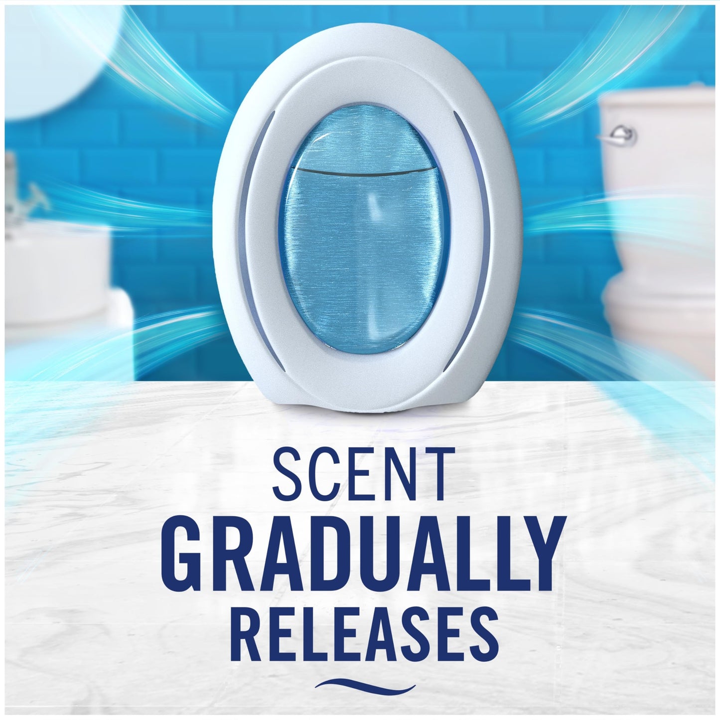 Febreze Bathroom Air Freshener, Odour Fighter, White Jasmine, 8 Items, Bathrooms Freshener & Odour Eliminator
