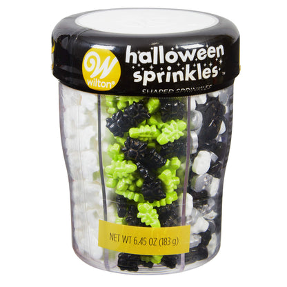 Food Items Sprinkle Mix, Halloween Shapes, 6 Cell