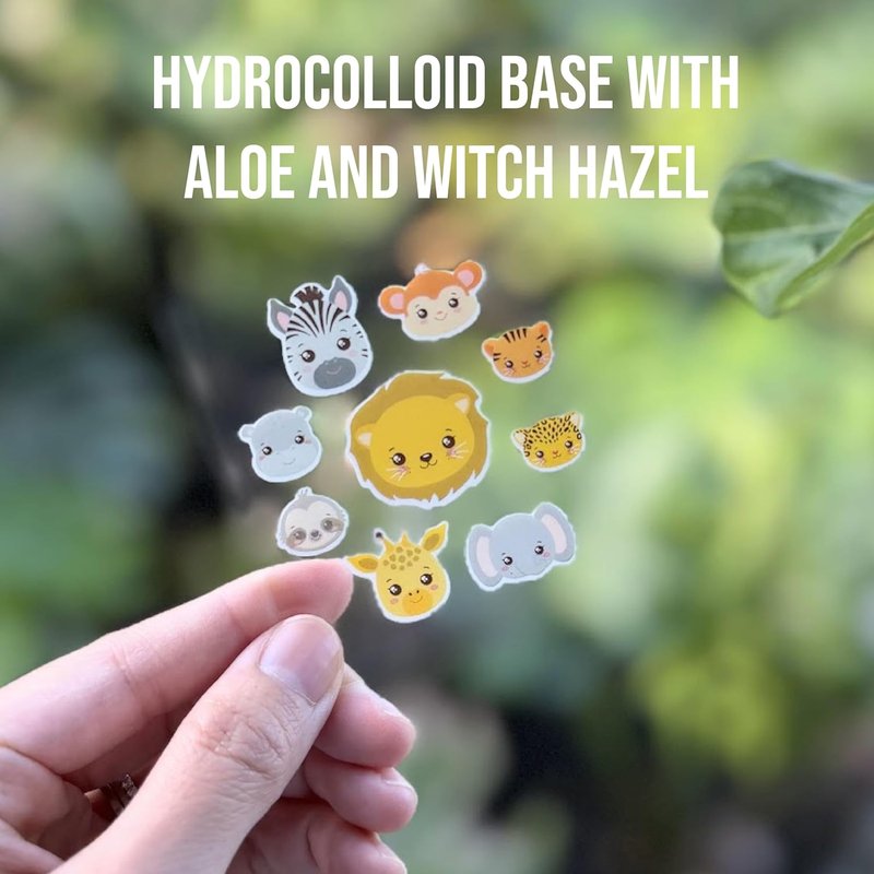Mosquito Bite Relief Patches for Kids | Safari Animal Design - Effective Anti-Itch Solution for Summer Adventures