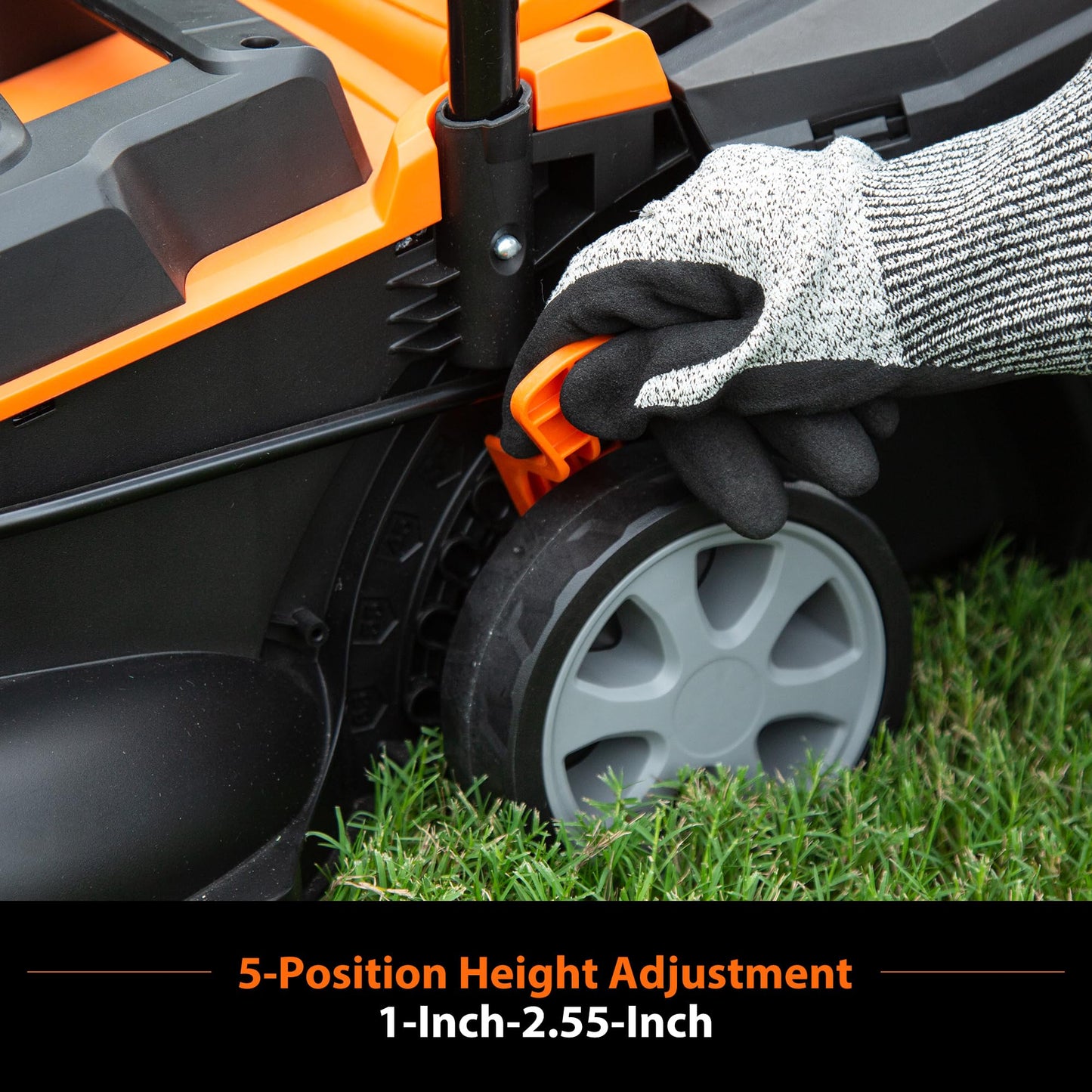 LawnMaster 20VMWGT 24V Max 13-inch Lawn Mower and Grass Trimmer 10-inch Combo with 2x4.0Ah Batteries and Charger