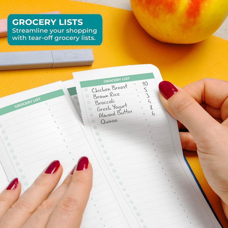 Clever Fox Fitness Journal - Guided Daily Workout & Meal Tracker for Weight Loss | Mystic Blue