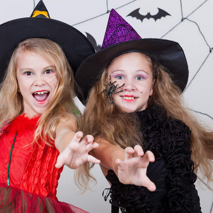 4 Pieces Realistic Spider Giant Fake Spider Action Model Plastic Animal Tarantula Toy Figures Lifelike Educational Toy for Girls and Boys, Halloween Prank Props Party Supplies