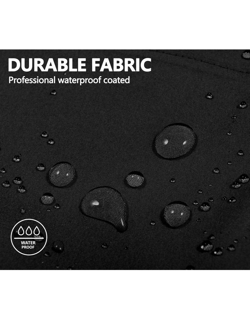 Little Donkey Andy Men's Waterproof Outdoor Hard Shell Breathable Jacket Travelling Sports Coat Black S