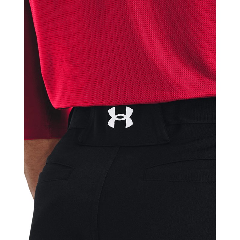 Under Armour Men's Utility Baseball Pant Closed 22, (001) Black / / White, Medium