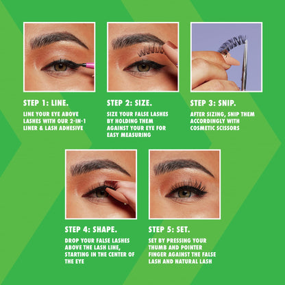 NYX PROFESSIONAL MAKEUP Jumbo Lash! Vegan False Eyelashes, Up to 12HR Wear, Reusable Fake Lashes - Fringe Glam