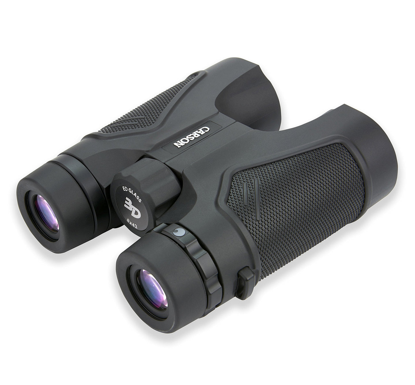 Carson 3D Series 8x42mm High Definition Compact and Waterproof Binoculars with ED Glass, Black (TD-842ED)