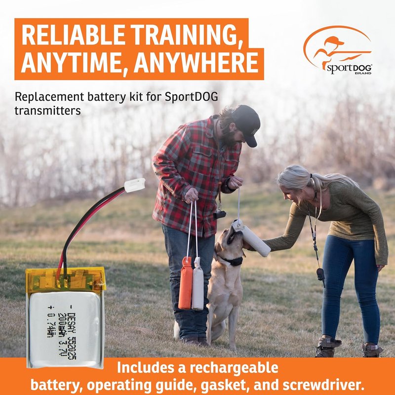 SportDOG SD-425 Transmitter Battery Kit | Rechargeable Battery & Complete Replacement Set