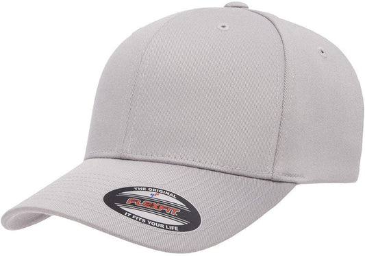 Flexfit Men's Athletic Baseball Fitted Cap Silver