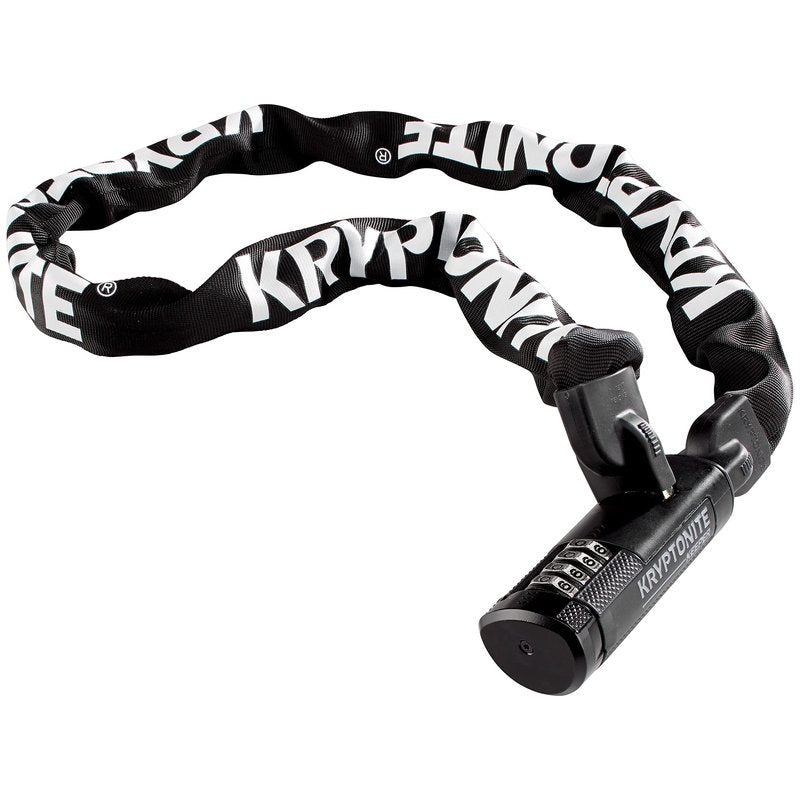 Kryptonite Keeper 712 Combo Bike Chain Lock, 4-Foot 7mm Steel Heavy Duty Anti-Theft Resettable Combination Chain for Bicycles, E-Bikes & Scooters, Sold Secure Bronze