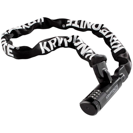 Kryptonite Keeper 712 Combo Bike Chain Lock, 4-Foot 7mm Steel Heavy Duty Anti-Theft Resettable Combination Chain for Bicycles, E-Bikes & Scooters, Sold Secure Bronze