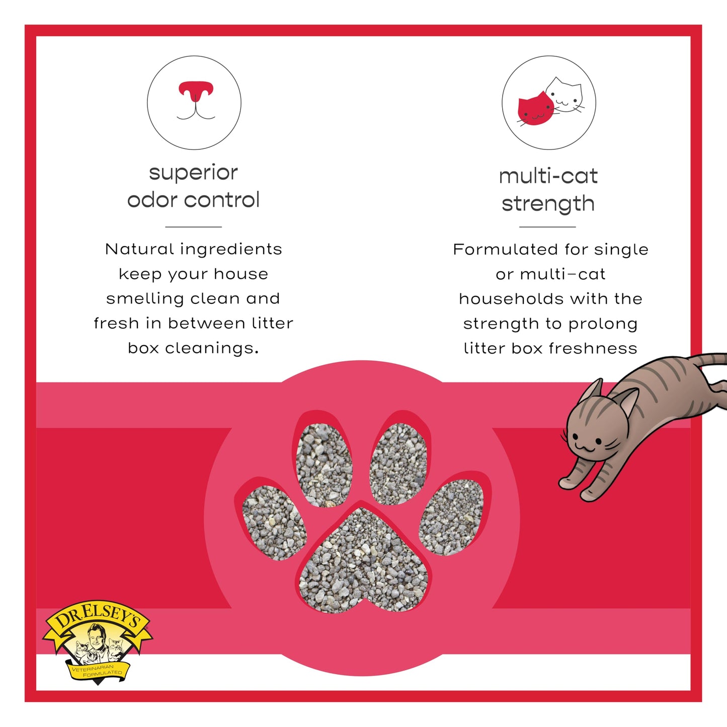 Dr. Elsey's® Cat Attract® Clumping Clay Cat Litter 18-lb. Bag