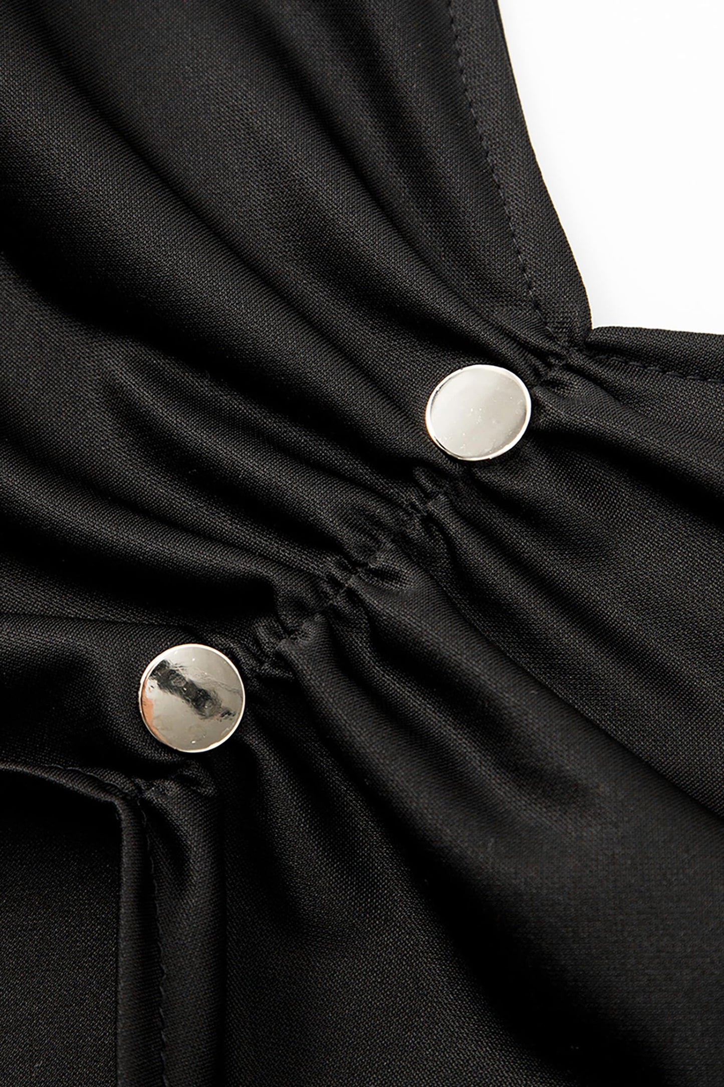 FEAPHY Women's Vintage Chiffon Sun Moon Star Sleeveless A-Line High Low Dress (0-Galaxy-Black, M)