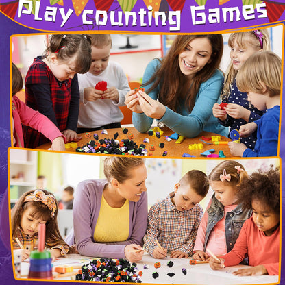 JUNEBRUSHS 150 Pcs Halloween Mini Erasers for Kids, Cute Small Erasers Bulk for Kids Trick or Treat Halloween Party Favors Goody Bag Filler Students School Decorations Classroom Rewards Prizes