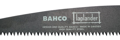 Bahco 9" Laplander Folding Saw for Trail Maintenance, Wood Processing, and Survival Use, Rust-Protected Blade, Secure Lock, Ergonomic Grip, Ideal Bushcraft and Camping Tool
